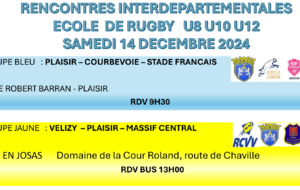 U8 U10 U12 GROUPE BLEU : PLAISIR - COURBEVOIE - STADE FRANCAIS