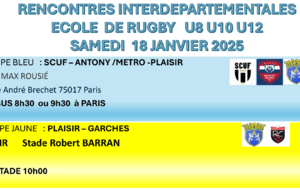 U8 U10 U12 GROUPE BLEU : SCUF - ANTONY METRO - PLAISIR