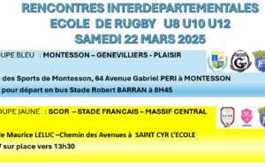 U8 U10 U12 GROUPE BLEU : MONTESSON - GENEVILLIERS - PLAISIR 