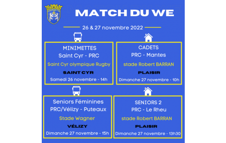 💥 Match DU WE 💥